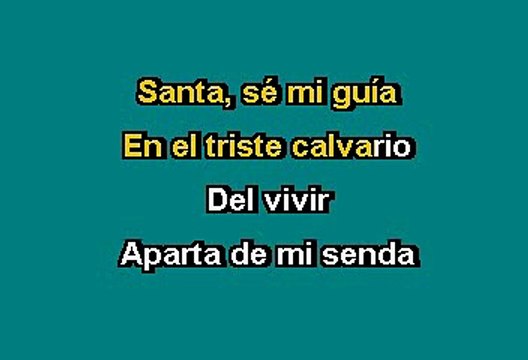Santa - Agustín Lara (Karaoke)