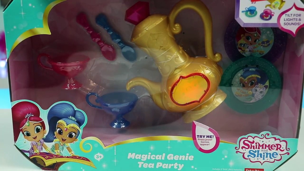 Feeding Paw Patrol Pup Baby Skye with Play Doh & Shimmer and Shine Magical Genie Tea Party Playset!-2YMSmnG22uA