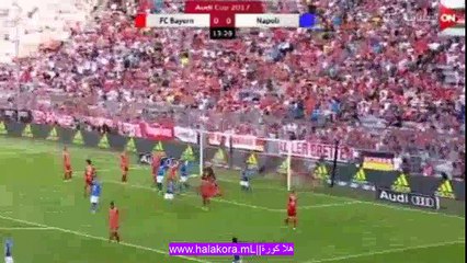 أهداف مباراة بايرن ميونخ نابولي 02.08.207
