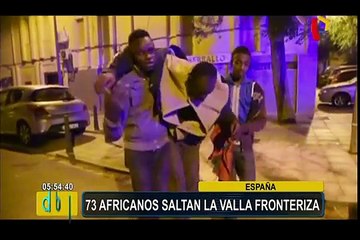 España: 73 africanos saltan valla fronteriza