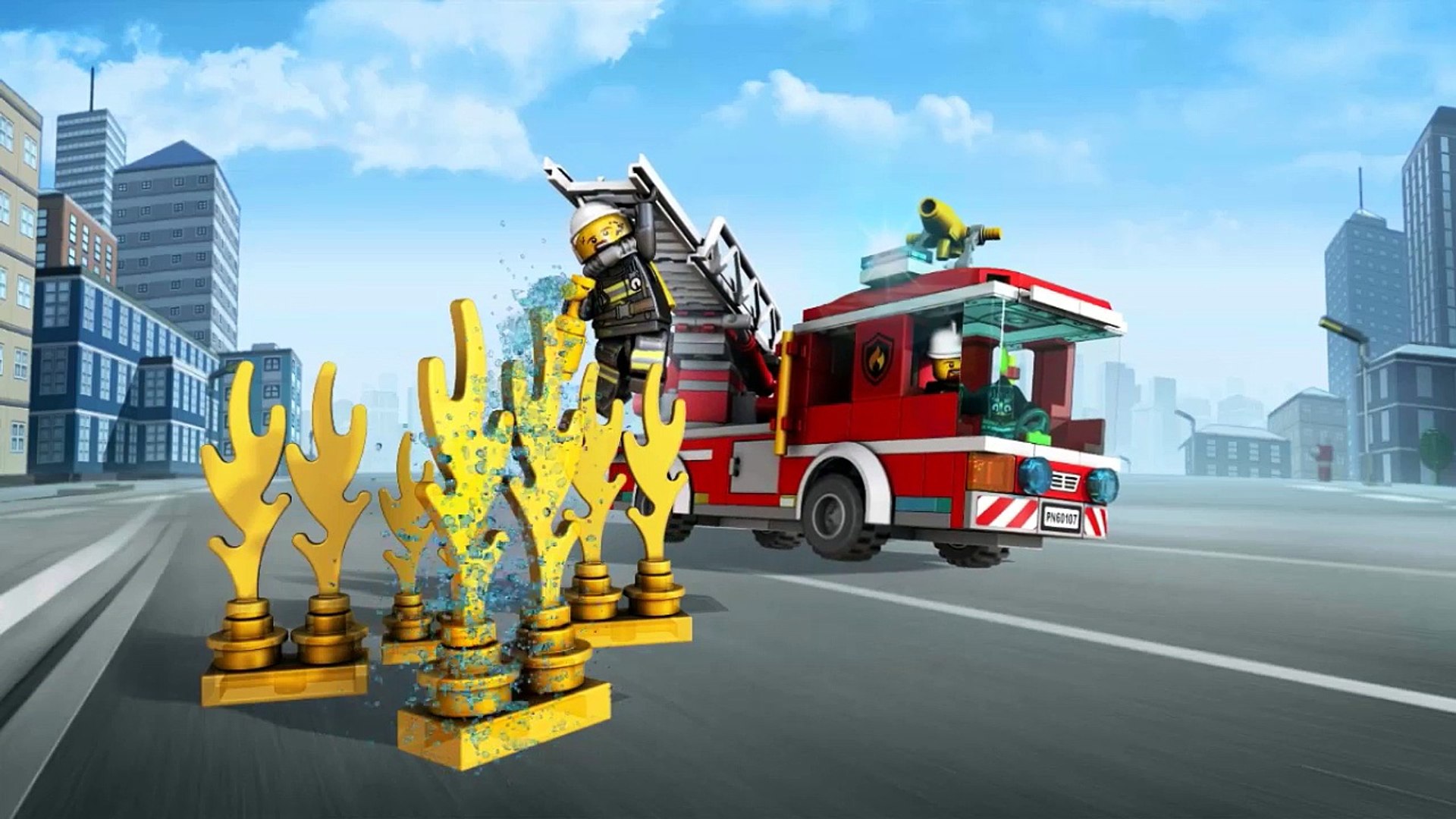 Lego Games - Lego Fire Truck Cartoons for Children - cartoon about lego ,Cartoons animated anime Tv 