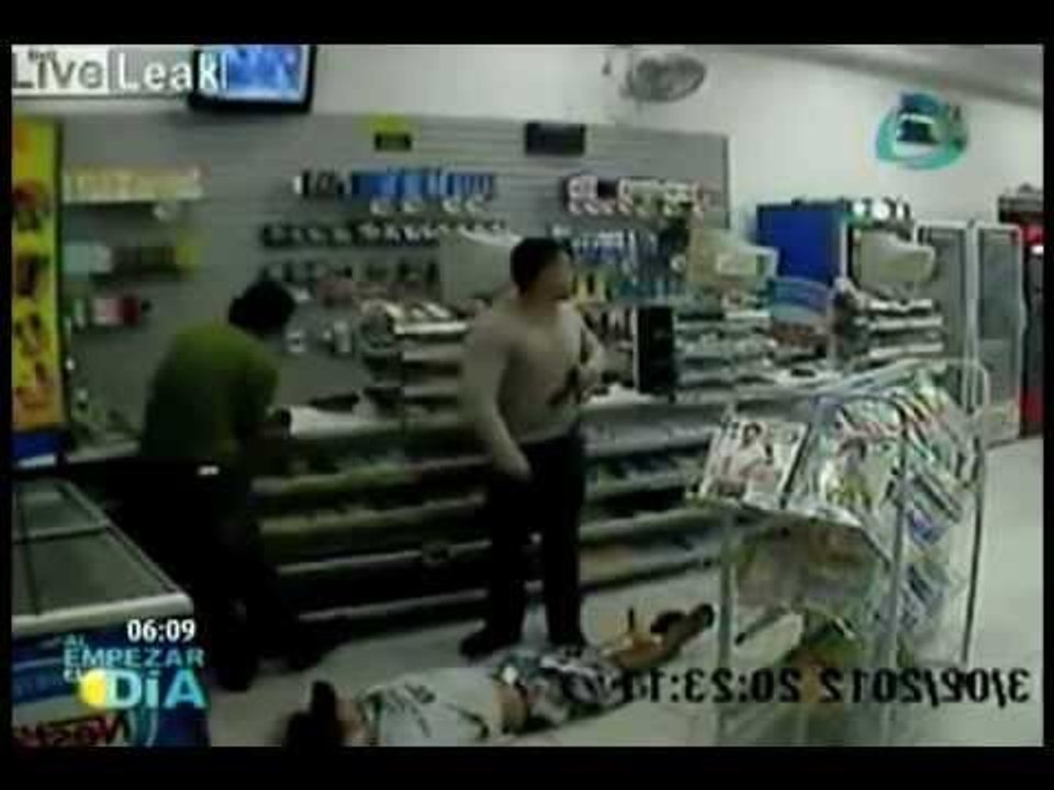 Robo frustrado. Policía impide el asalto a una tienda en Brasil