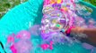 Disney Frozen Dolls Queen Elsa + Prince Hans Have Water Balloon Fight Cookieswirlc Video