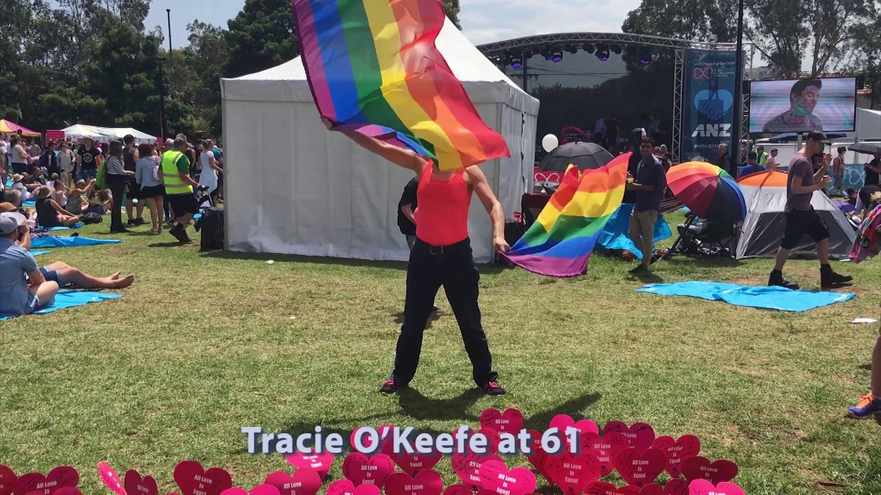 Mardi Gras Flag Spinning