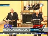 #غرفة_الأخبار | ‫مؤتمر للرئيس عدلي منصور مع نظيره اليوناني‬ | 20- يناير- 2014