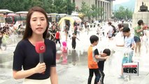 Hot weather and heatwave warnings across Korea