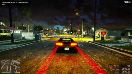 GTA V Missão Trabalho de Turnos Corrida com o Franklin