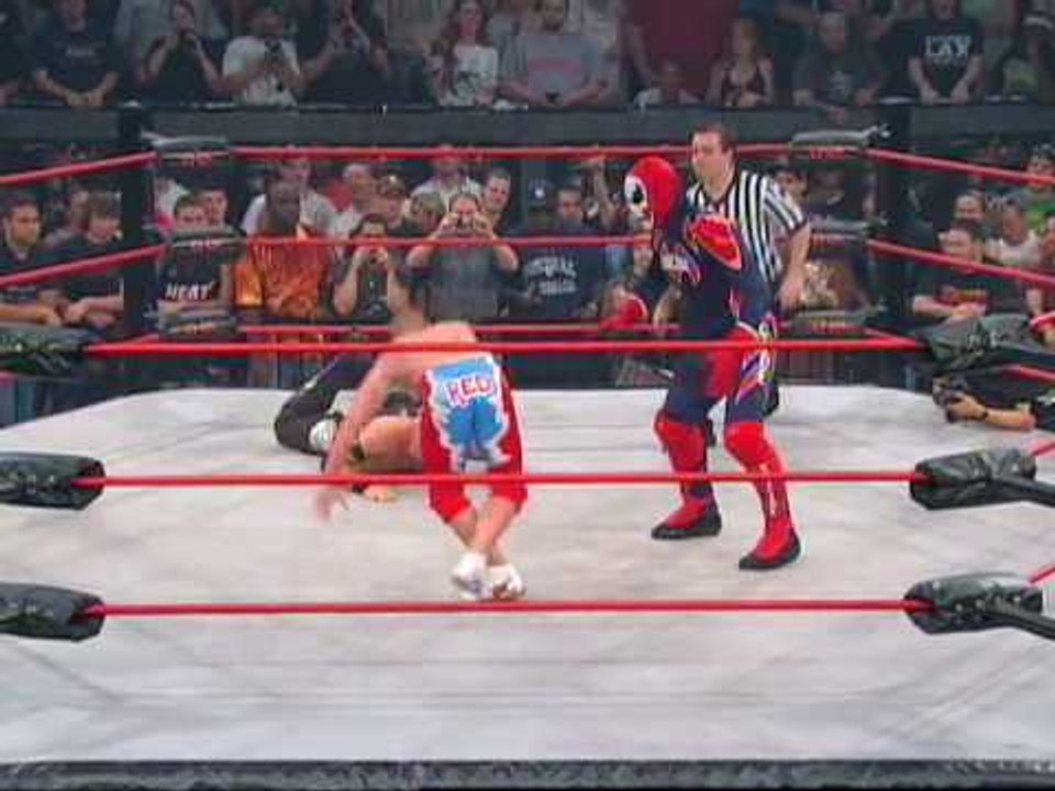 TNA: Suicide and Amazing Red Win