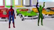 Et des voitures dessin animé les couleurs fouilleur pour enfants Apprendre infirmière vidéos avec W spiderman, super-héros