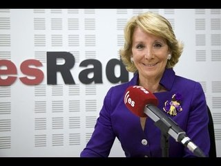 Esperanza Aguirre aclara en esRadio el incidente con su coche