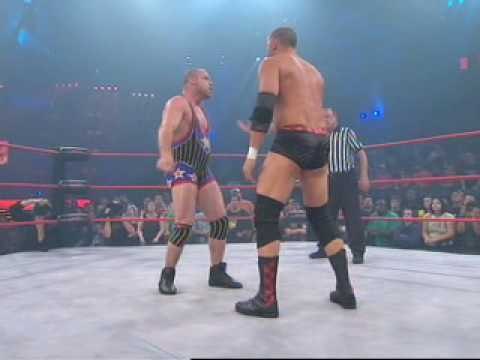 Kurt Angle vs. Desmond Wolfe From iMPACT