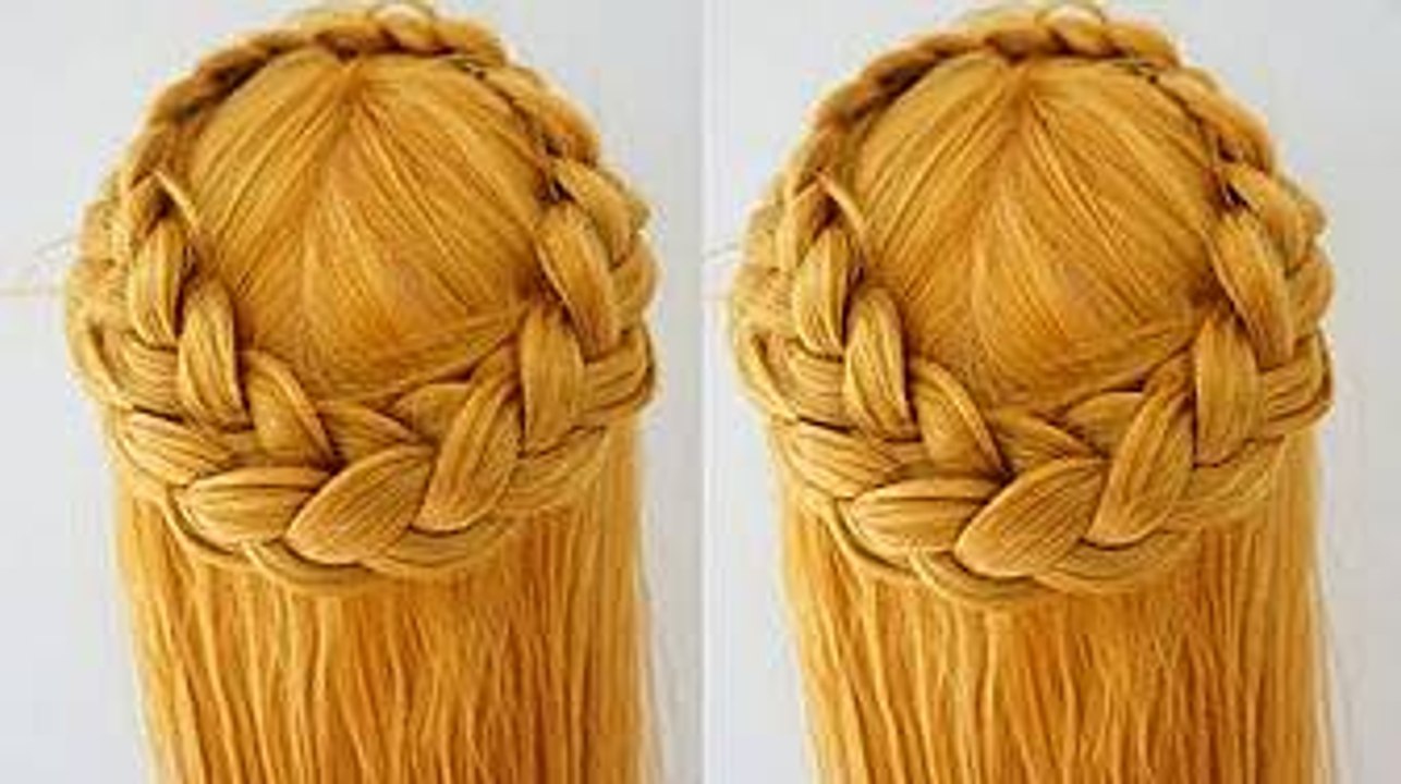 Easy Hairstyle Tutorial Upward Lace Braid