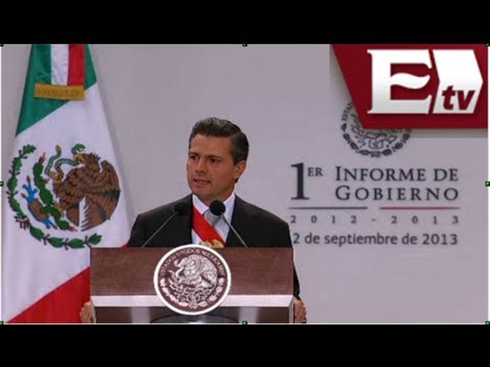 Peña Nieto primer informe de gobierno / Análisis del primer informe de gobierno