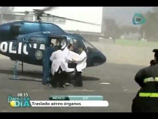 Acto de bondad. Trasladan órganos de Guanajuato al DF