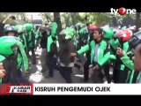 Aksi Konvoi Ojek Online Berakhir Ricuh