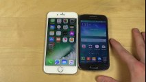 iPhone 7 iOS 11 Beta 2 vs. Samsung Galaxy S4 Mini - Which Is Faster
