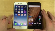 iPhone 7 Plus iOS 11 Beta vs. Nexus 6P Android 8.0.0 Beta - Which Is Faster