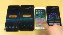 iPhone 7 Plus iOS 11 Beta vs. Samsung Galaxy S8 Plus vs. Nexus 6P Android 8.0 vs. LG G6 - Internet