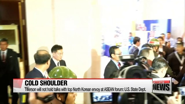 will not hold talks with top North Korean envoy at ASEAN forum: U.S. State Dept