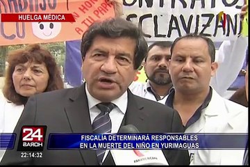 Fiscalía determinará responsables en muerte de niño en Yurimaguas