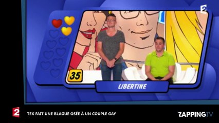 Les Z'amours : Tex fait une blague osée à un couple gay (vidéo)