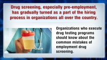 Avoid these Workplace Drug Testing Mistakes