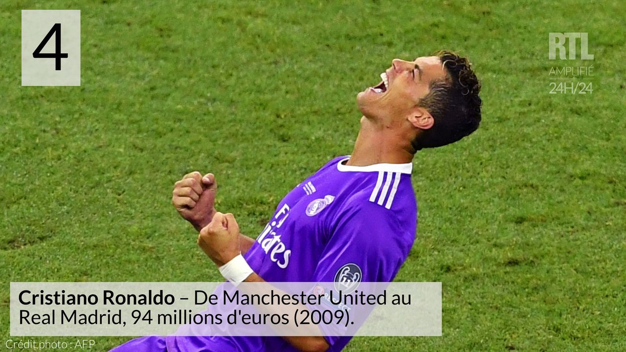 Avant Neymar, les 10 plus gros transferts dans le monde du football