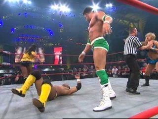 Robbie E and Cookie vs. Jay Lethal and Taylor Wilde