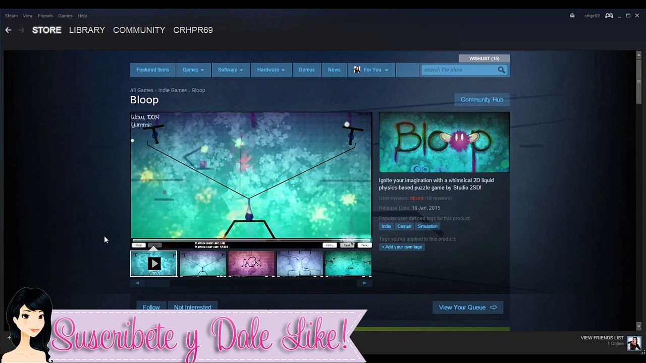 BLOOP (CLAVE GRATIS PARA STEAM)EXPIRO