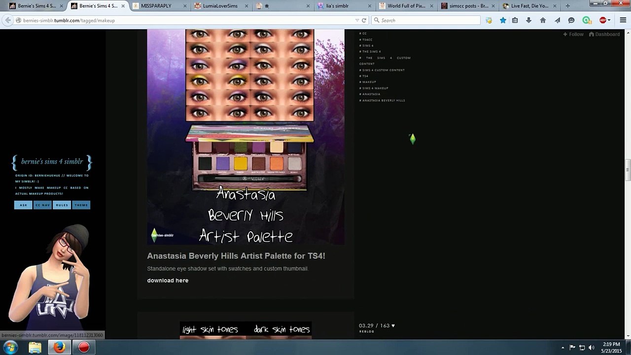 LOS SIMS 4 - CONTENIDO PERSONALIZADO TUMBLR #1