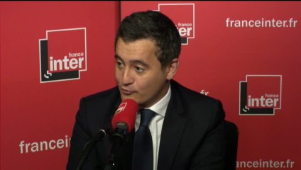 Gérald Darmanin au micro de Pierre Weill