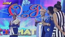 It's Showtime Miss Q & A: Nadine laughs out loud