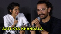 Aamir Khan Sings 'AATI KYA KHANDALA' For Kiran Rao LIVE At Secret Superstar Trailer Launch