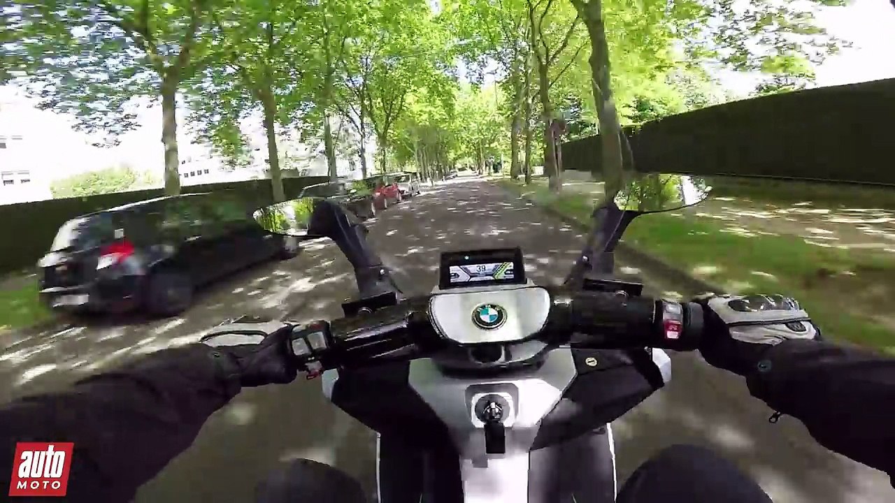 2017 BMW C evolution LONG RANGE ESSAI du scooter électrique de Munich