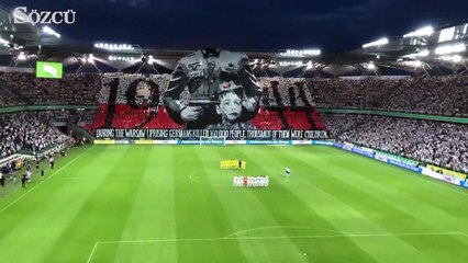 Şampiyonlar Ligi maçında tarihe geçen koreografi