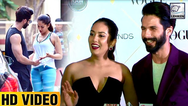 Shahid Kapoor & Mira Rajput Talk About Their Gym Workout