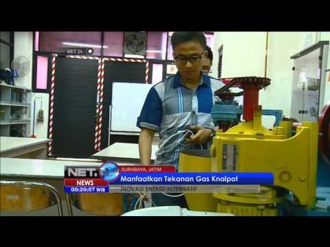 Mahasiswa Surabaya Manfaatkan Asap Knalpot Sebagai Tenaga Penghasil Listrik -NET24