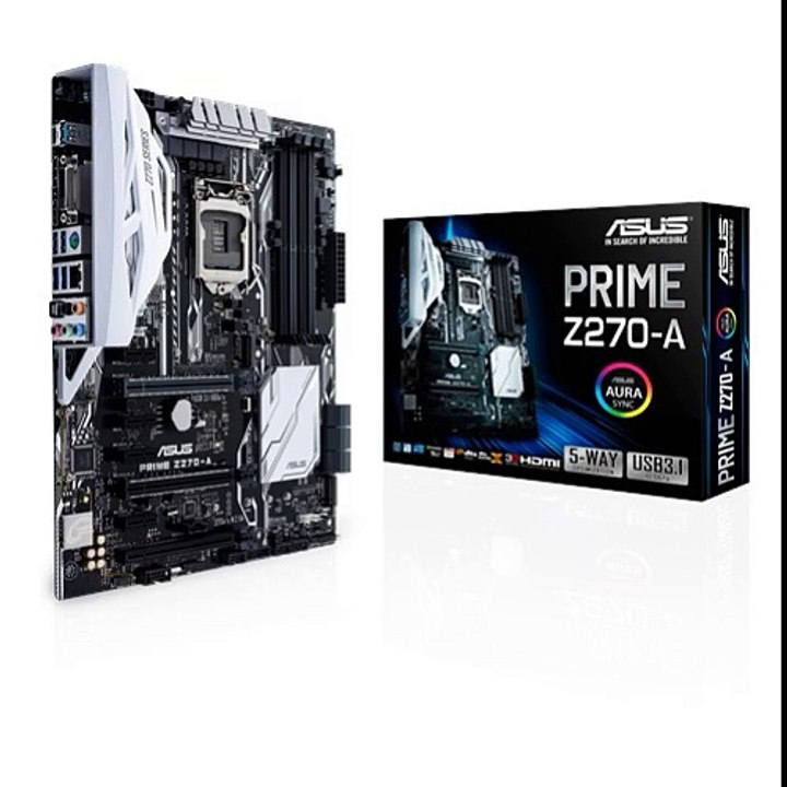 ASUS PRIME Z270-A LGA1151 DDR4 DP HDMI DVI M.2 USB 3.1 Z270 ATX Motherboard