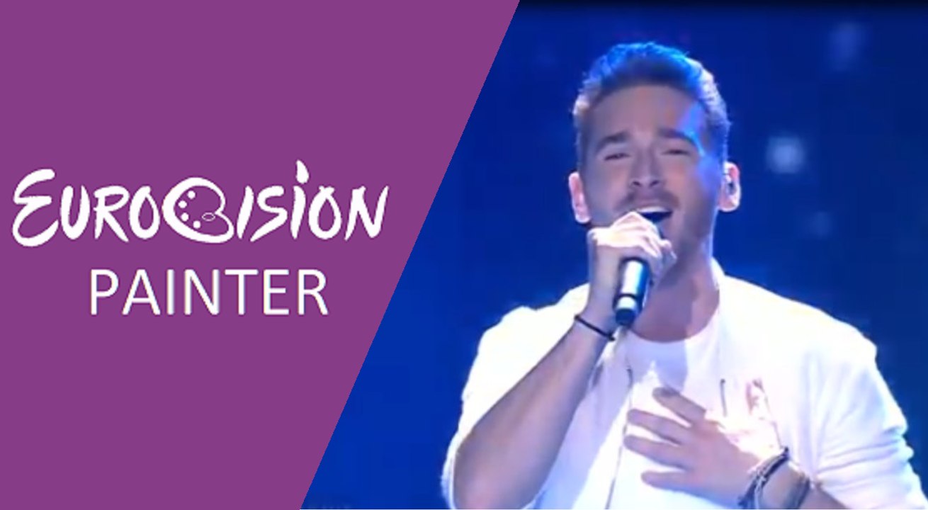 Nathan Trent - Running On Air (Austria) 2017 Grand Final - Eurovision Painter