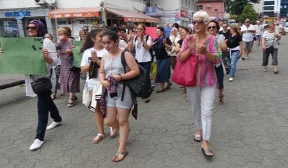 Hopa'da 'kömür tozu' eylemi