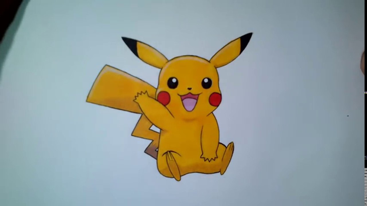 Comment dessiner Pikachu [Tutoriel