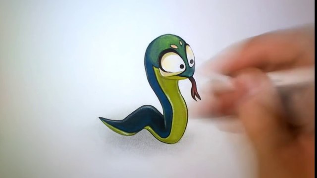 Comment dessiner un Serpent Kawaii [Tutoriel] Dofus 'FIN