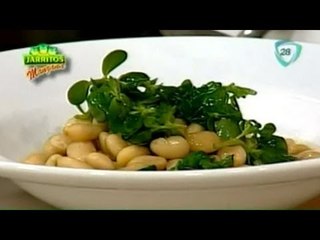 Cocinemos Juntos. Sopa de quelites frijoles