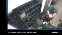 Etats-Unis : Un prisonnier ligoté se fait taser plusieurs fois par trois agents, les images chocs