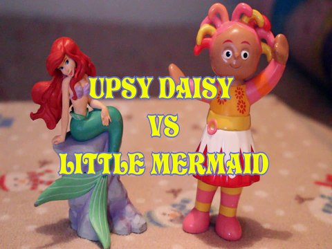 UPSY DAISY VS LITTLE MERMAID IN THE NIGHT GARDEN PRINCESS ARIEL DISNEY PIXAR CBEEBIES Toys BABY Videos,