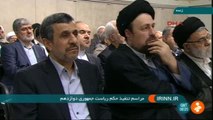 Ahmedinejad'dan Törende Yer Değiştirmesi İran Medyasında Geniş Yer Buldu