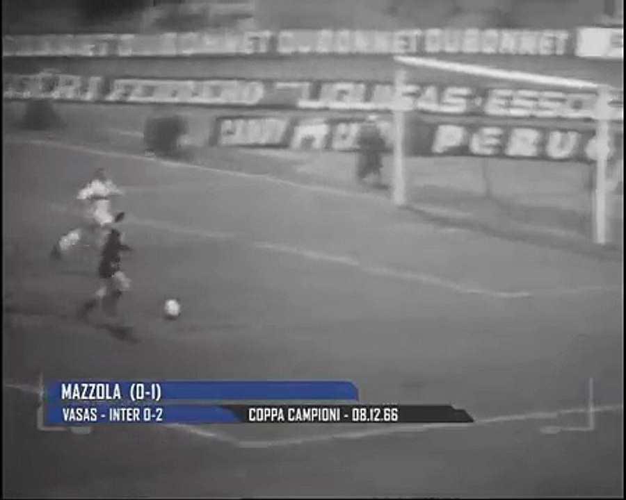 08.12.1966 - 1966-1967 European Champion Clubs' Cup 2nd Round 2nd Leg Vasas Budapest 0-2 Inter Milan