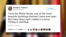 President Trump Says He Never Called The White House 'A Dump'