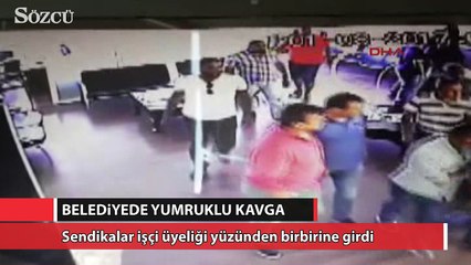 Dalaman'da sendikacılar birbirine girdi