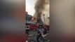 Huge fire breaks out at Tsukiji fish market in Tokyo